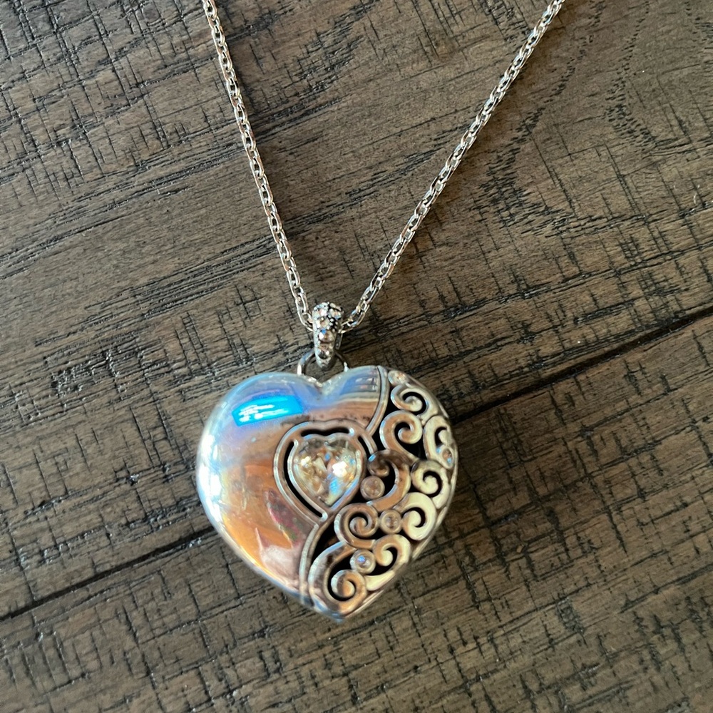Brighton locket long necklace